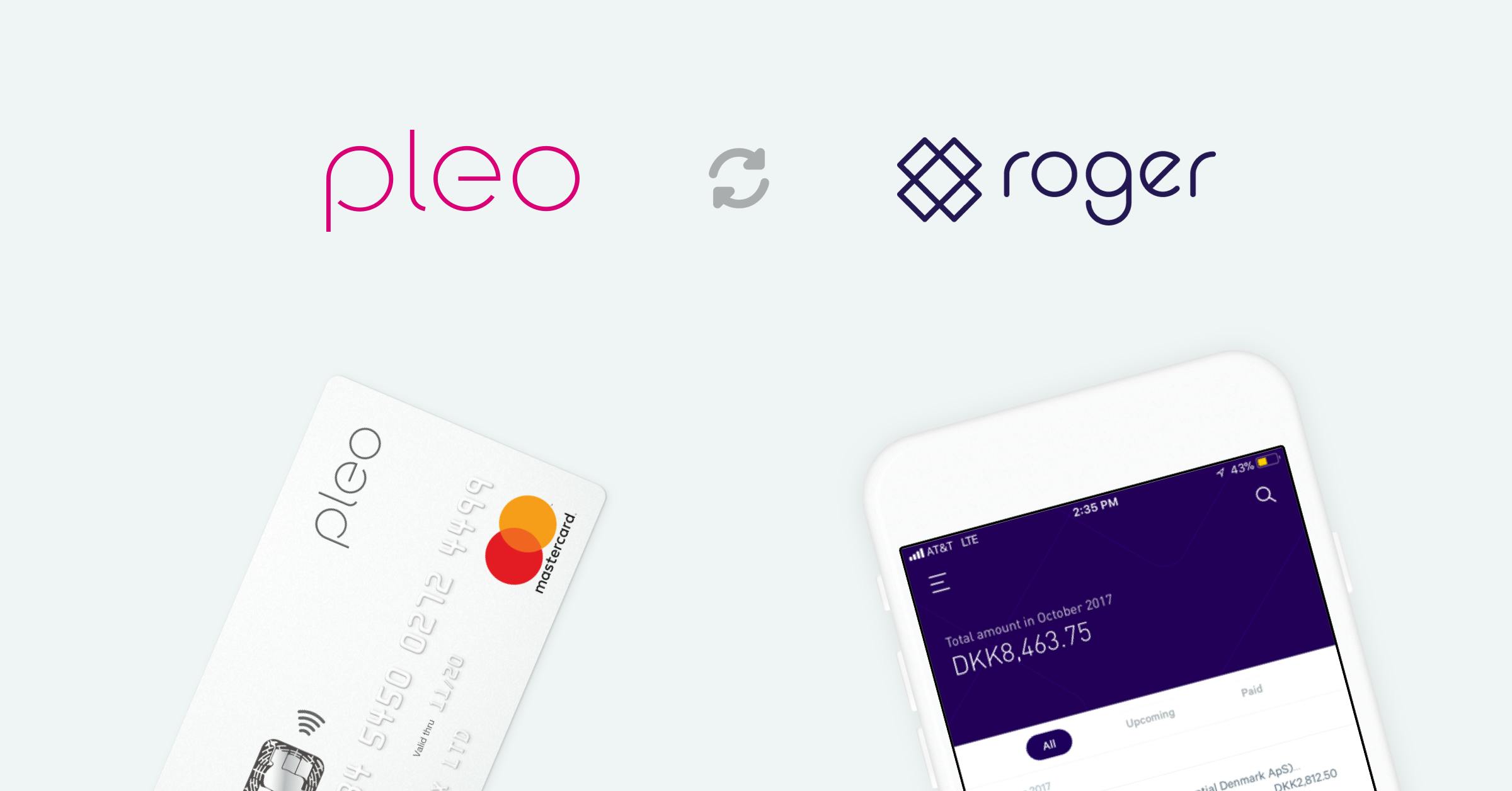 You can now pay invoices with your Pleo card and Roger