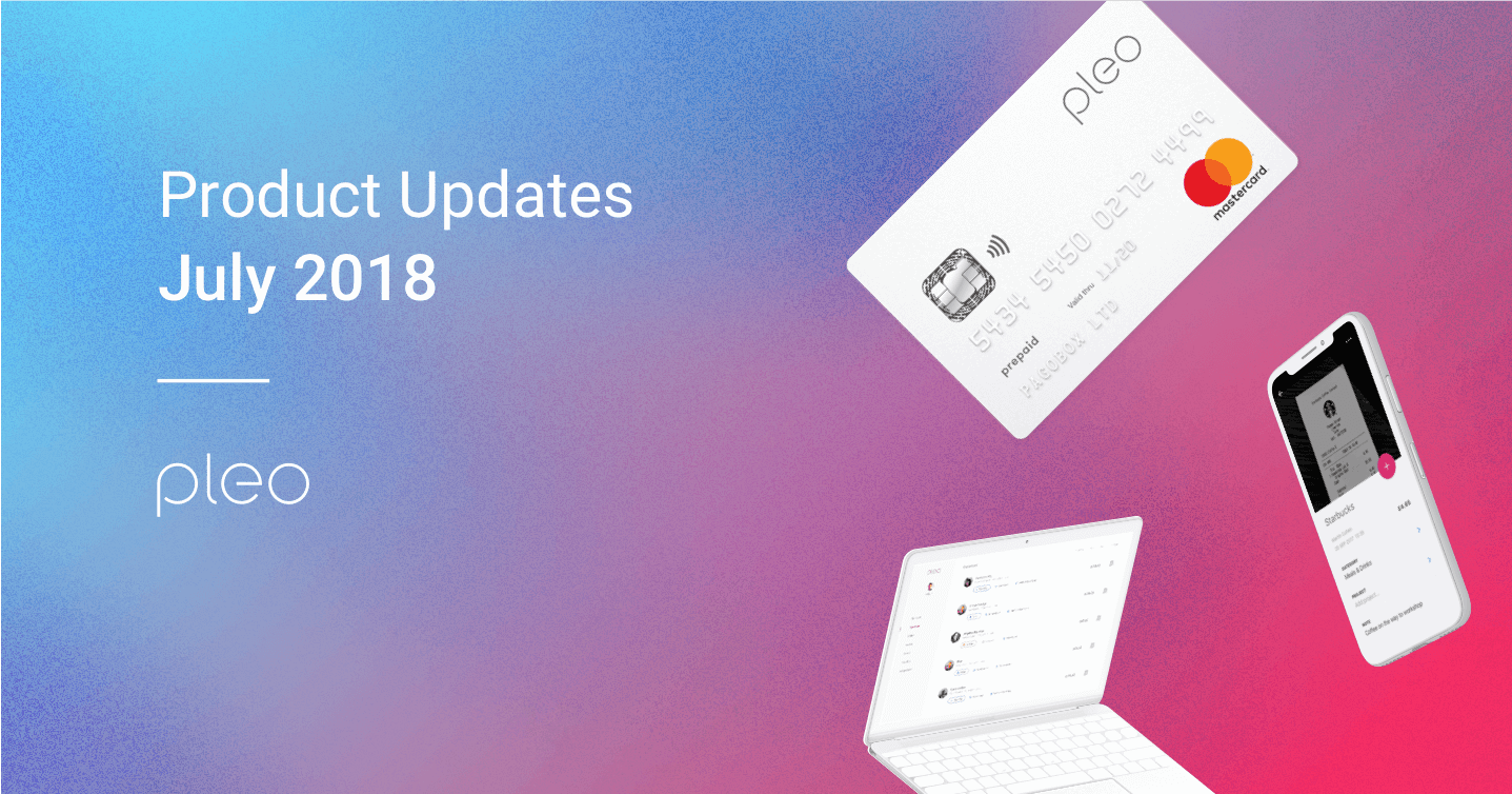 Pleo Update: July 2018 Product Announcements