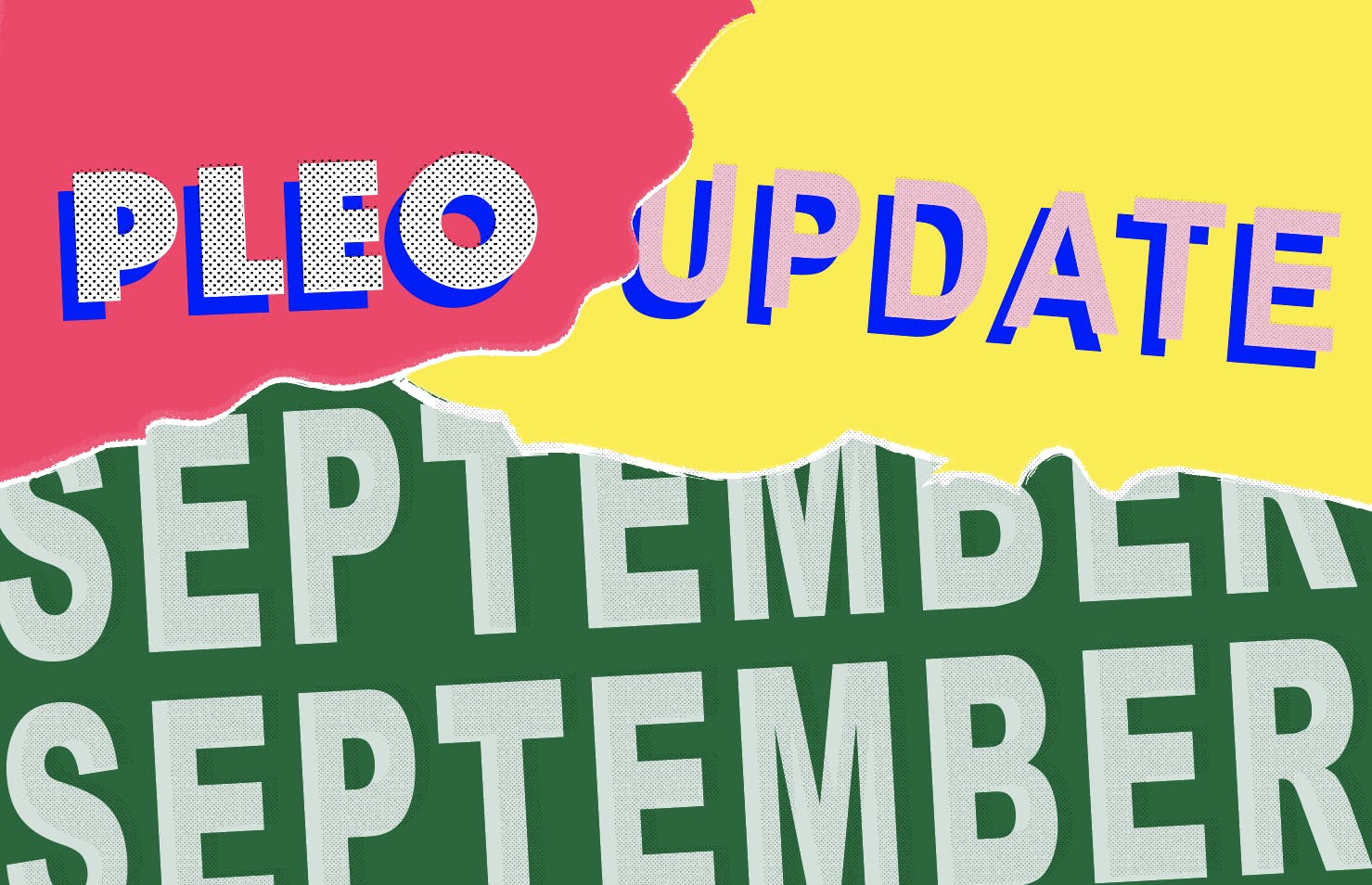 Pleo update: September 2018 product announcements