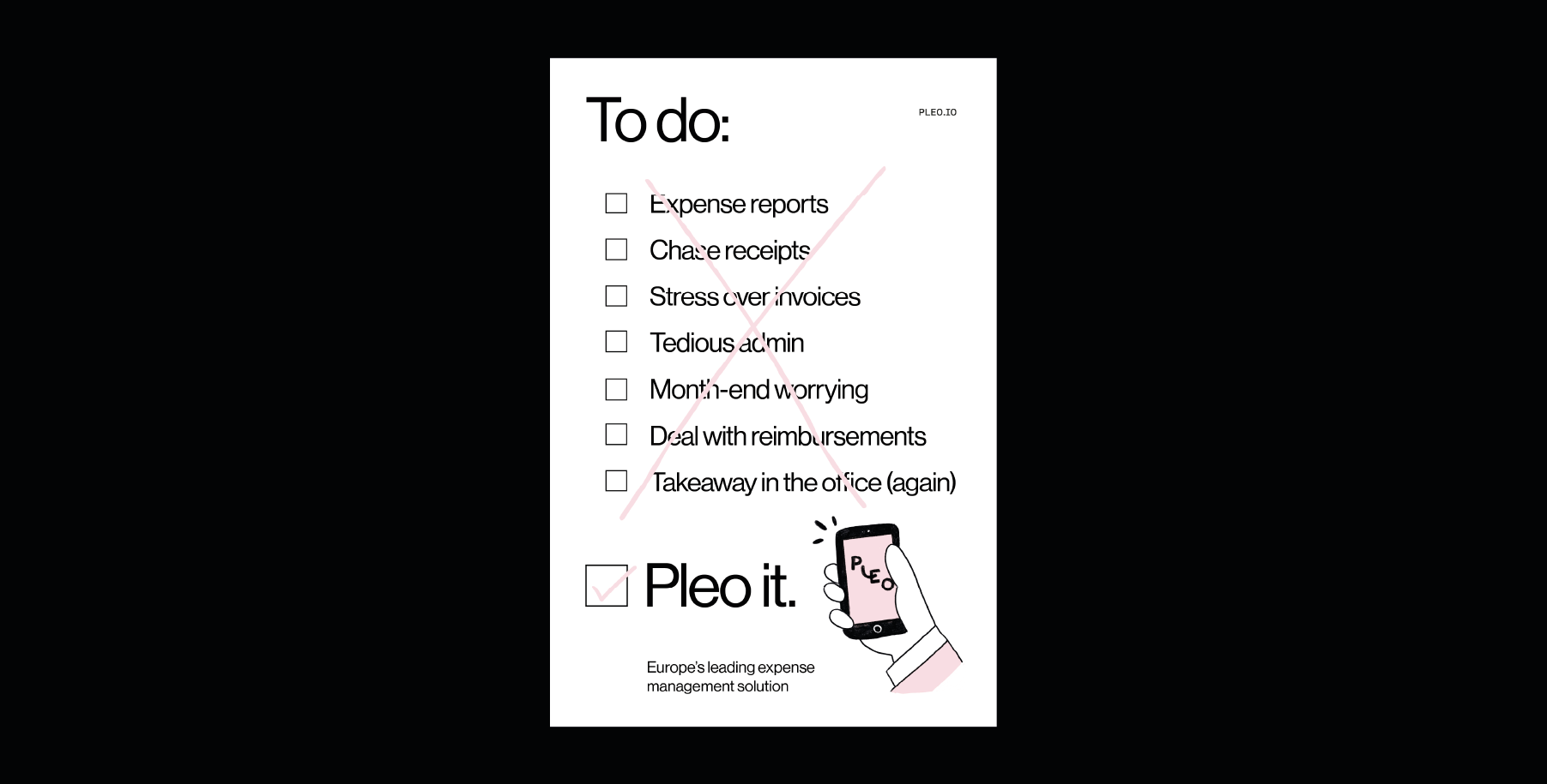 Pleo's 'To do list' out-of-home campaign variation 