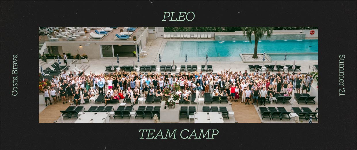 Pleo's Team Camp in 2021