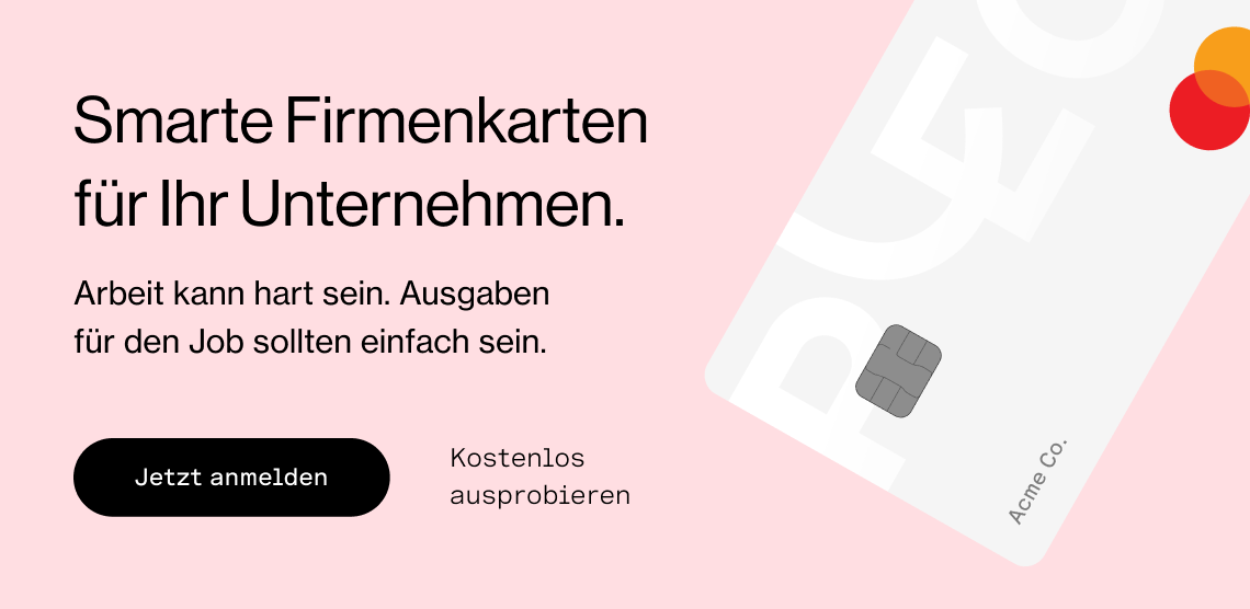 Smarte Firmenkarten für alle!