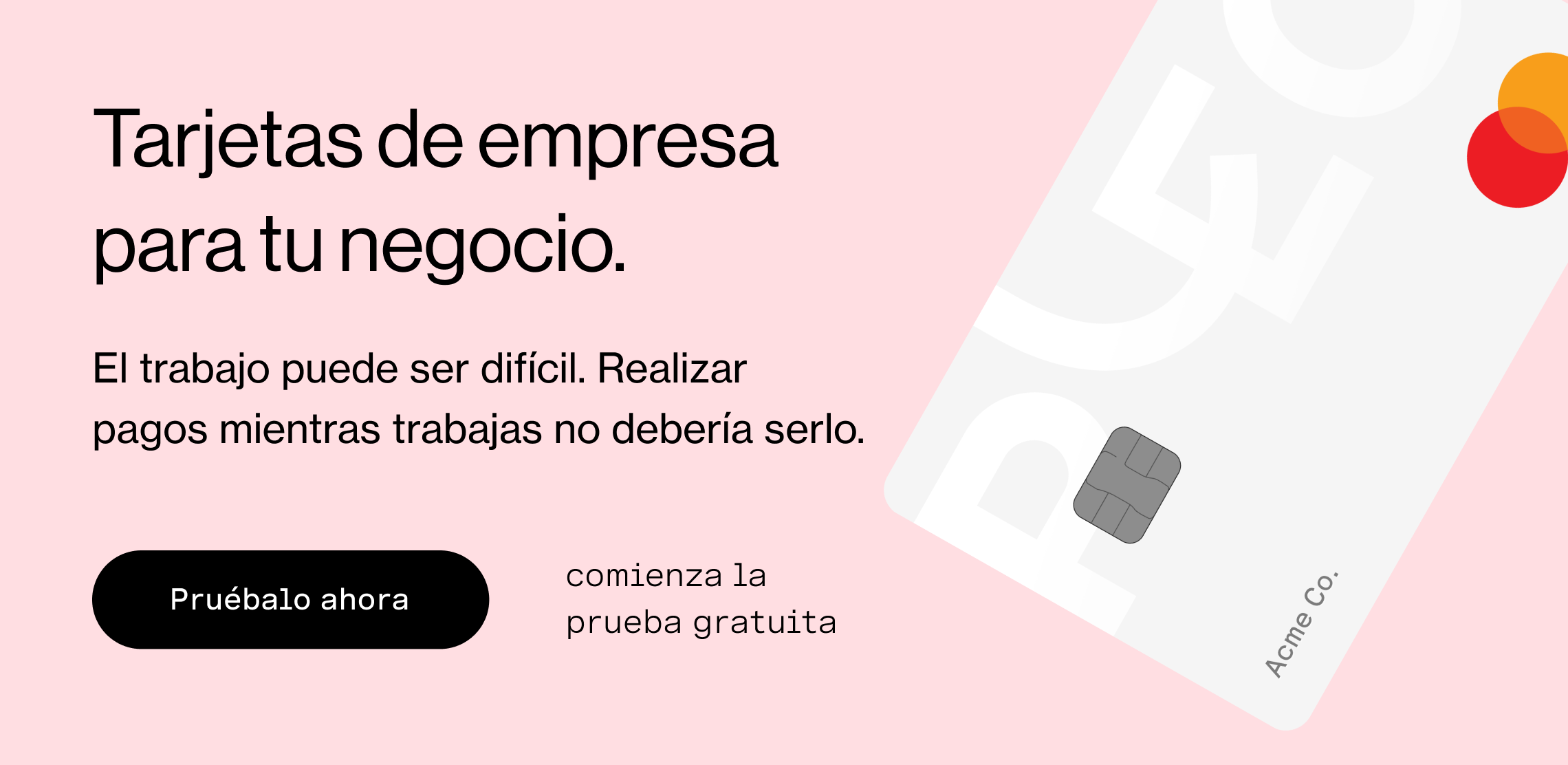 Tarjetas de crédito de empresa