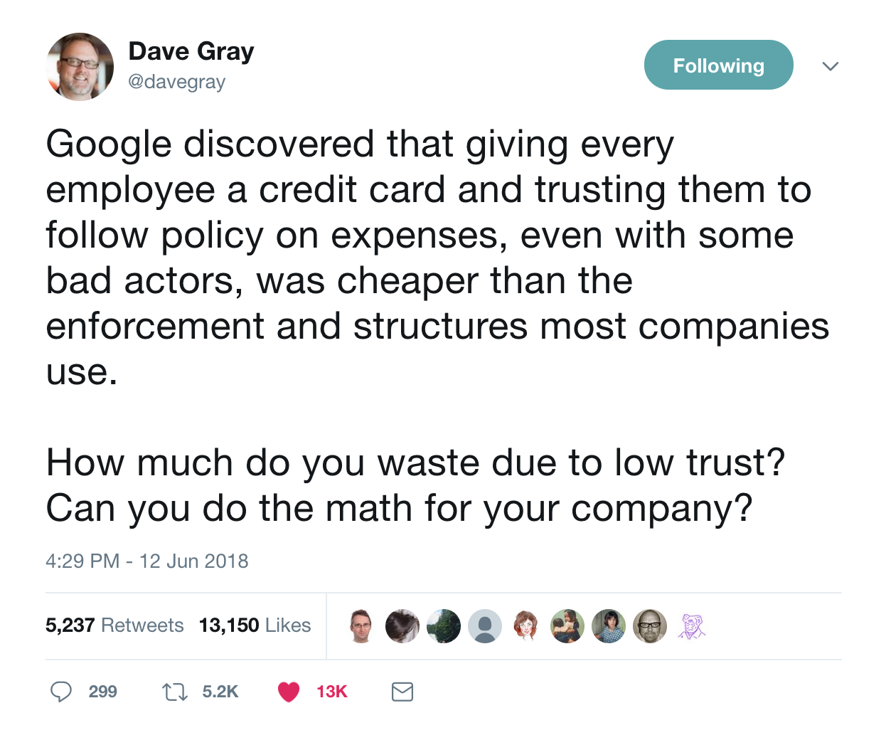 Dave gray tweet