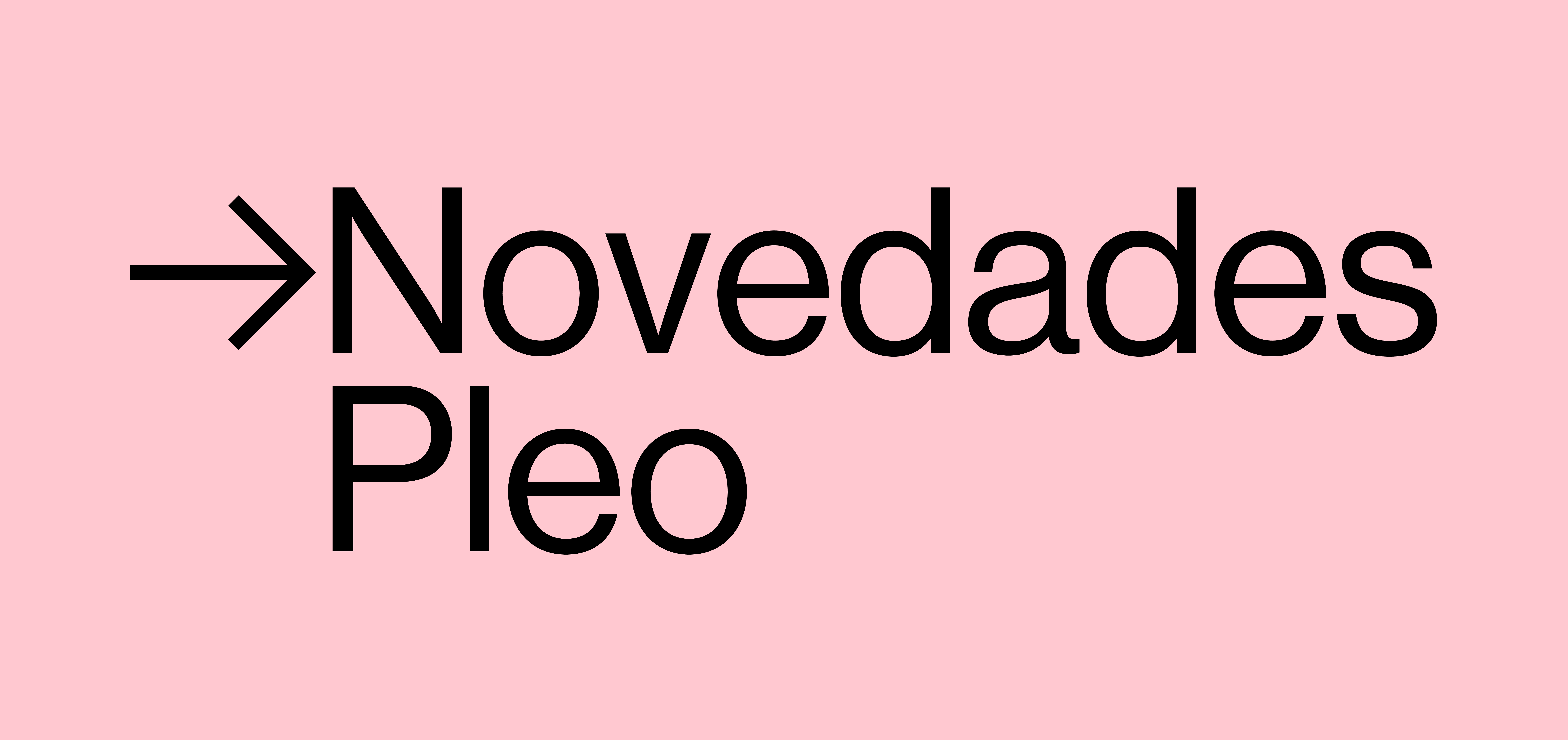 Novedades Pleo